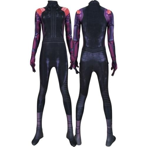 Alita Cosplay Costume Female Woman Girls Superhero Alita Battle Angel Zentai Suit Halloween Bodysuit Adults Kids Jumpsuit