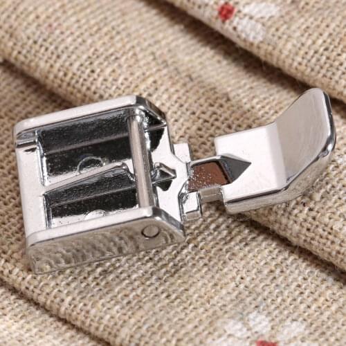 1Pc Metal 2 Sides Zip Zipper Foot Sewing Machine Snap on Presser Foot Feet for Brother Janome Singer Juki Sewing Tools Accessory