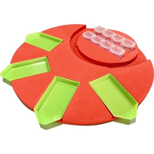 Diamond Painting Tray Organizer Multi-Boat Holder Jar Containers Diamond Painting Kits Beading Storage Tray DIY Craft