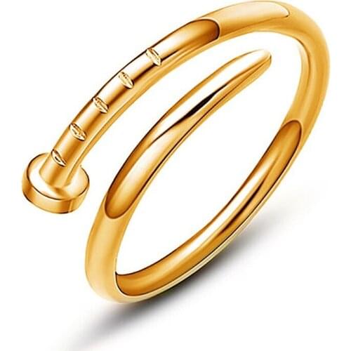 Fashion Couple rings gothic accessories indie jewelry steam wedding ring mujer for women promise ring gold 2020 jewelry whole