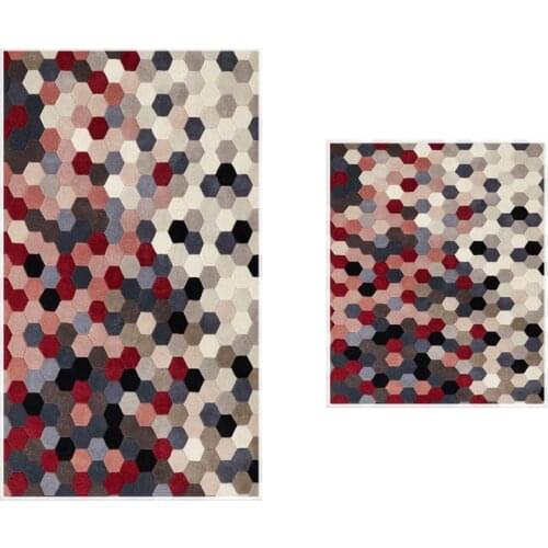 Hexagon 2'li Bath Mat Pad