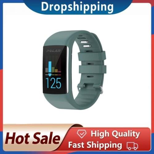 New For Polar A360 A370 Smart Watch Replacement Silicone Wristband Wrist Band Strip Stainless Steel Double Clasp Fashion Band