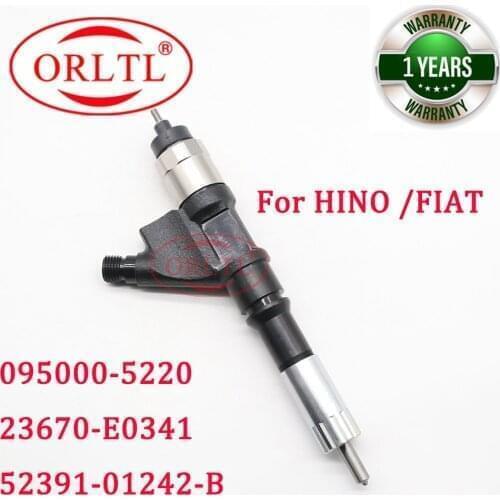 ORLTL 5220 common rail diesel fuel injection 095000-5220 095000 5220 connectors injectors 0950005220 (23670-E0341) for FIAT