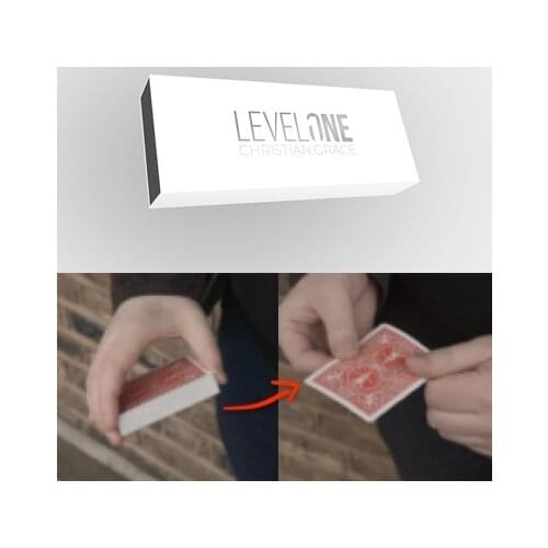 Level One (Gimmicks and Online Instructions) by Christian Grace Card Magic Tricks Illusions Close up Magic trucos de magia Funny