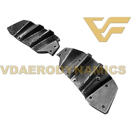 Suitable For 14-19 Chevy Corvette C7 VAD-D Carbon Fiber Rear Lip Diffuser