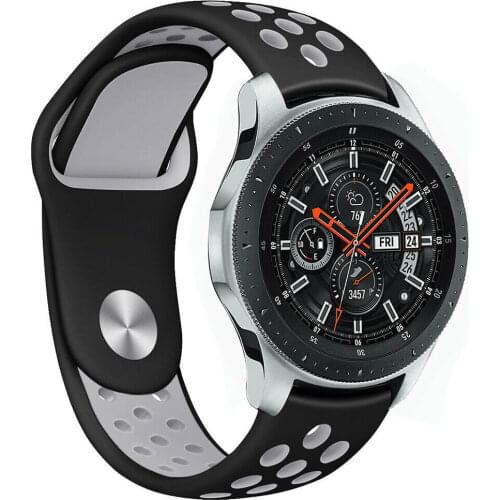 20/22mm band for Samsung Galaxy watch 3 45/46mm/42mm gear s3 /Active 2 silicone bracelet correa huawei watch gt 2-2e-pro Straps