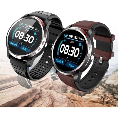 Smart Watch 1.3 inch Sport Fitness ECG Fitness Tracker Blood Pressure Heart Rate Monitor Call Reminder Message Push Smartwatch