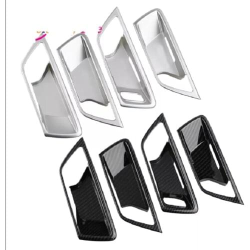 Interior Car Inner Door Bowl Protector Frame Cover Trim Fit for Ford New Focus 4 MK4 2019 2020 Car Styling Accessories