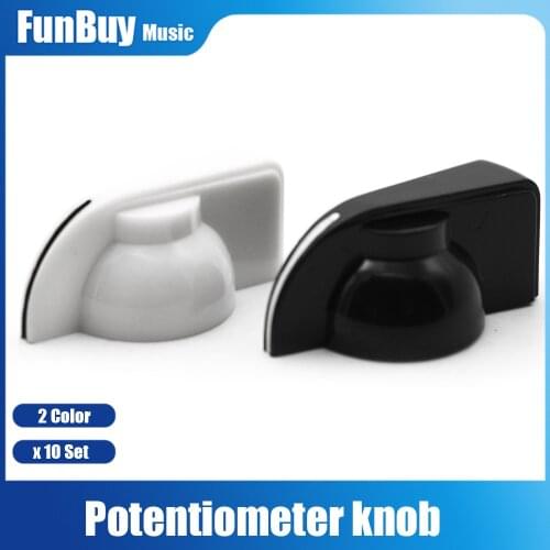 10pcs Plastic Knob Chicken Head Knobs Guitar Knobs Effects Pedal Amp Amplifier Knobs Guitar Parts Drop Shipping