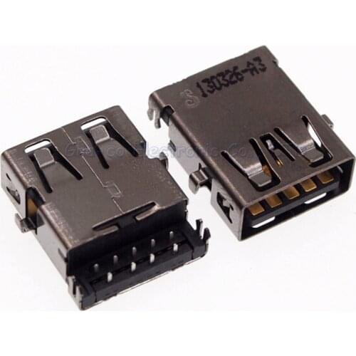 5pcs/lot 3.0 USB Jack Port Connector for DELL 3.0 USB Socket copper up