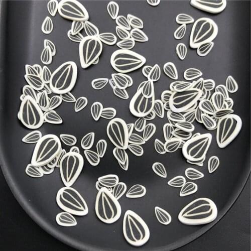 60g Melon Seeds Polymerclay,Soft Clay Sprinkles For Kids Diy/Craft Diy Making/Nail Art/Scrapbook Decoration/Craft Filler