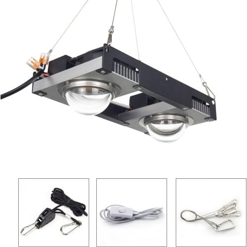 CREE CXB3590 COB LED Grow Light DIY Module 100W 200W Growing Lamp Indoor Plant Ideal Holder YPL-089 LED Driver Full Spectrum
