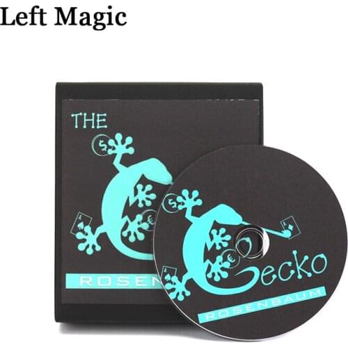 "Gecko By Jim Rosenbaum (Gimmicks+DVD) Vanish Magic Tricks Disappearing Device Funny Close-Up Magic Props Tools "
