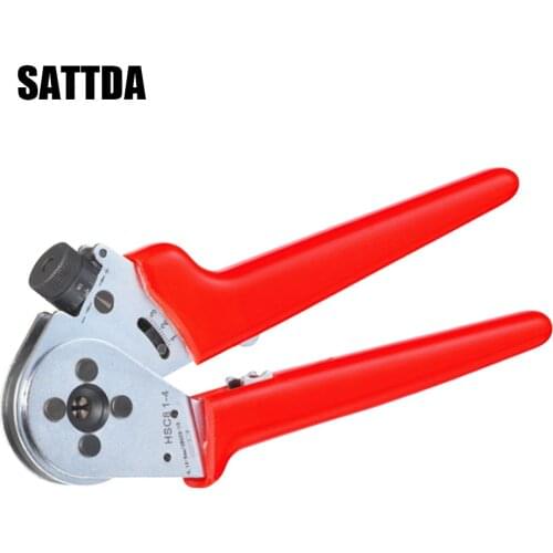 HSC8 1-4 Four Mandrel Crimp Plier For Turned Contacts 26-10AWG 0.14-6mm^2 top quality Precision Crimp Tools Connections Tool