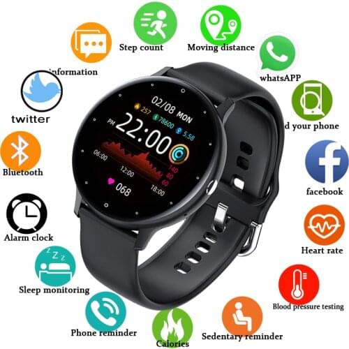 LIGE 2021 Fashion Smart Watch Ladies Heart Rate Blood Pressure Multifunctional Sport Watch Men Woman Waterproof Smartwatch Women