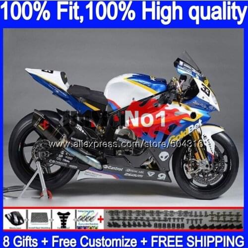 Injection Mold For BMW S 1000 RR S 1000RR 33MC.91 S1000 RR 2015 2016 2017 2018 S1000RR glossy blue 15 16 17 18 OEM Fairings Kit