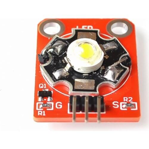 3W High-Power LED Module with PCB Chassis STM32 AVR
