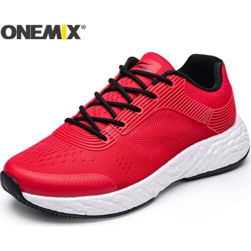 ONEMIX New Running Shoes for Men TPU Outsole Light Women Sneaker Outdoor Athletic Jogging Mesh Uppers Outdoor Jogging Shoes men