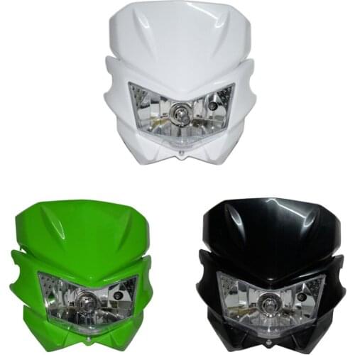 Motorbike Head Light Dirtbike Motorcycle Headlights for Honda CRM FMX CRF RM RMZ DRZ KLX KX KLR KDX YZ Kawasaki