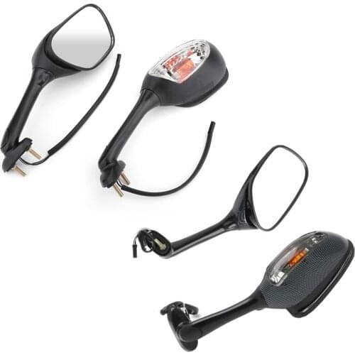 Areyourshop Rearview Side Mirrors Turn Signals For Suzuki GSXR600 GSX-R750 GSXR1000 2002-2015 SV1000 SV650 SV650S Motor Parts