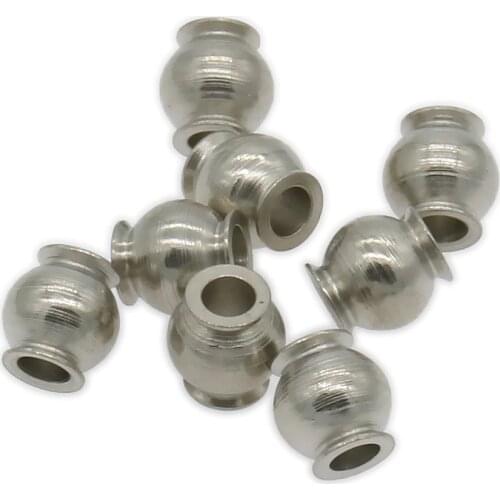 8pcs RCAWD Ball Head Of Shock Absorber Damper 5.8*7.2*3mm 6.8*7*3mm For Rc Model Car Himoto Losi Kyosho