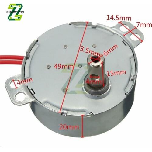TYC-50 5-6 r/min Synchronous Motor TYC-50 AC 220V 12V Torque 4KGF.CM Stable Synchronous Motor