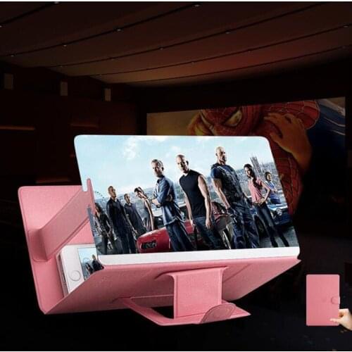 8 Inch 3D Mobile Phone Screen Magnifying Glass HD Anti-Radiation Eye Mobile Phone Amplifier Mobile Phone Bracket Amplifier