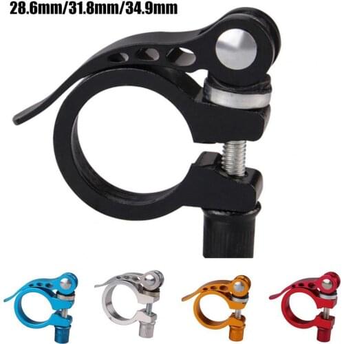 28.6/31.8/34.9mm Bicycle Quick Release Seatpost Seat Tube Clamp Cycling Tool Road Bike Mountain Bicycle Seatpost Clamp