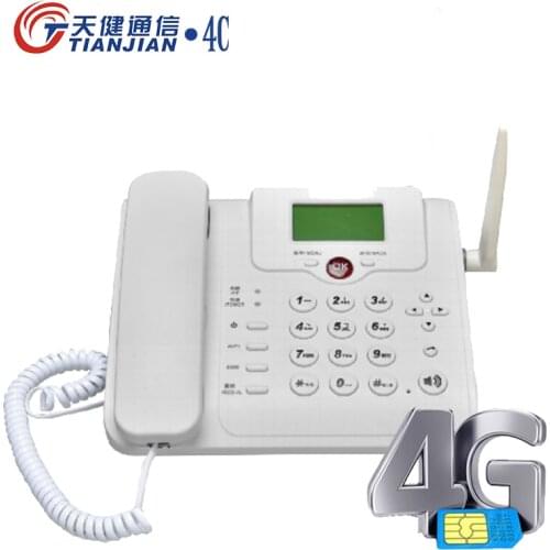 4G SIM Card slot Wifi Router LTE Mesh Modem TDD Wifi Sim Card Stationery Phone Landline Wifi Booster Desk Fixed Phone 300M CAT4