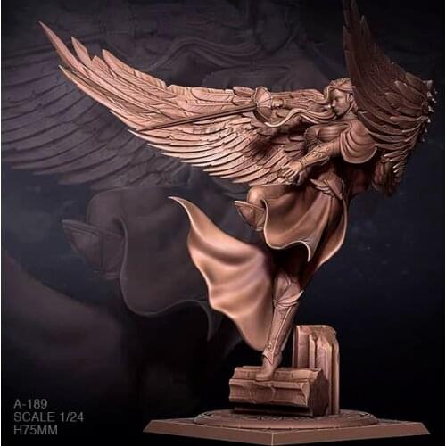 1/24 Resin Figure Kits Angel swordsman Model Self-assembled A-189