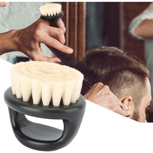 1PC Neck Face Duster Brush Soft Portable Beard Shaving Brush Salon Neck Face Hair Dust Remover Brush Cleaner Sweep Comb Tools