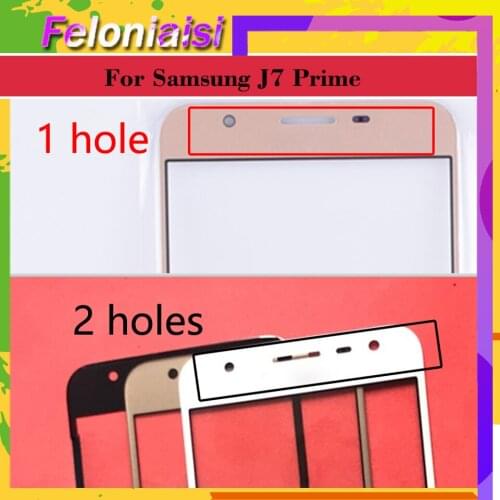 10Pcs/lot For Samsung Galaxy J7 Prime G610F G610 SM-G610F SM-G610F/DS Touch Screen Front Glass Panel TouchScreen LCD Outer Lens