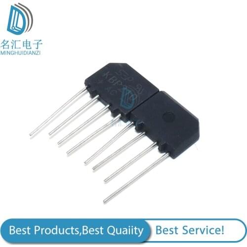 10pcs KBP210 ZIP Bridge Rectifiers 1000V 2A new original