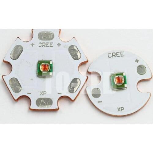 50pcs/lot Cree XPE XP-E Photo Red 660nm 3W High Power LED Emitter on 8mm/12mm/14mm/16mm/20mm PCB