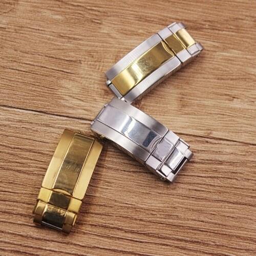 Watch Accessories For Rolex Daytona Water Ghost Yacht Series Steel Buckle Clasp 16mm