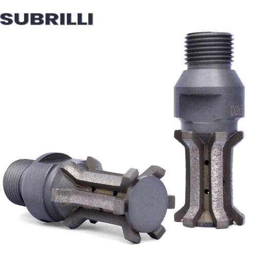 SUBRILLI Diamond Finger Bit Milling With 1/2 Gas Thread For Stone Edge Grinding Counter-Top Profiling Wheel Pos1-4