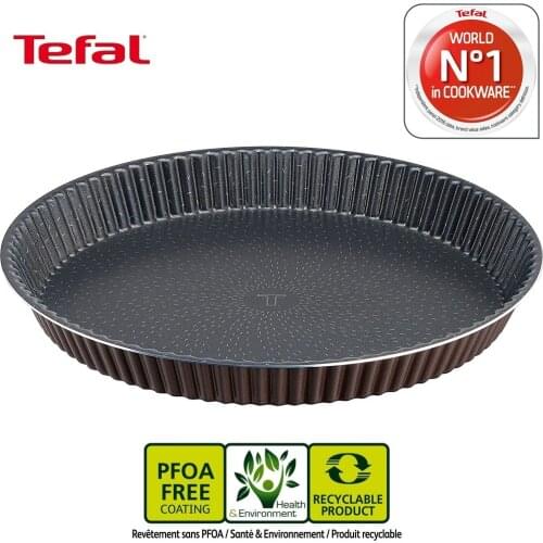 Non-Stick Tart Pan Pie Pizza Pan Round Baking Quiche Pan Dessert Tool Tefal Perfectbake 30cm Fluted Tart Mold Aluminum Non-stick