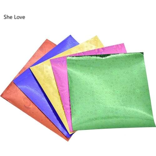 Chzimade 100Pcs/lot Origami Paper Sheets Carft Diy Handmade Laser Square Decorative Paper Scrapbooking Home Gifts