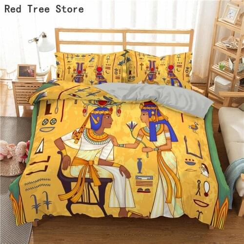 Home Textiles 3d African Tribe Pattern Luxury Bedding Set Custom Printed Duvet Cover Set Pillowcase Queen King Size Kids Adults