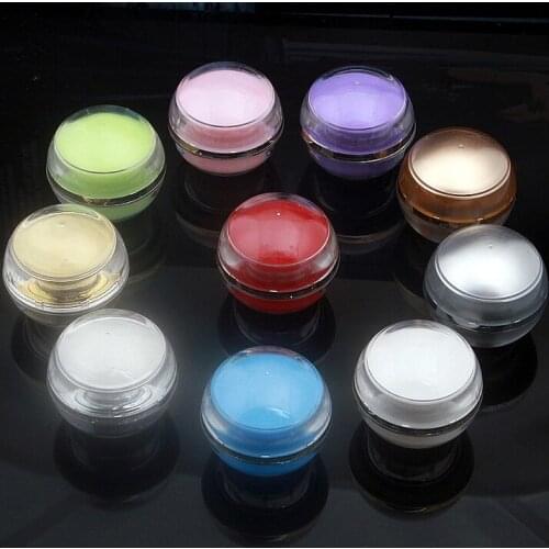 5g/5ml ball shape Jar Portable Cosmetic Empty Jar Pot Eyeshadow Makeup Face Cream Container100pcs/lot