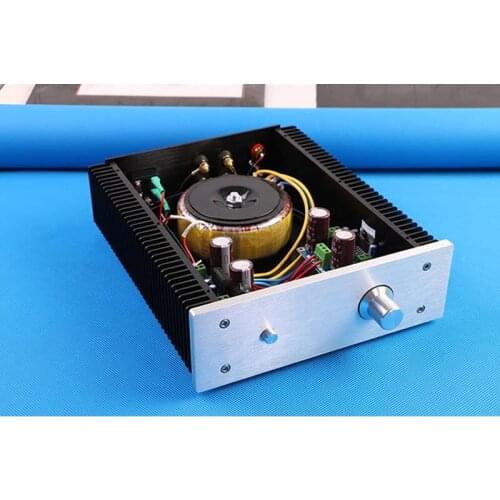 Customized version of TDA7293 large heat dissipation dual 100W high power professional fever amplifier/home monitor HIFI