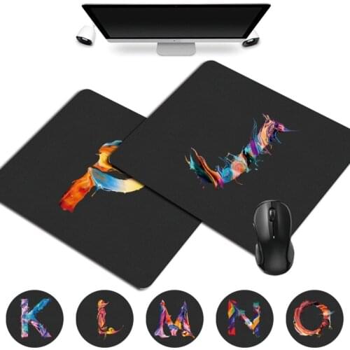 Mouse-pad Portable Waterproof Computer Mousepad High Quality PU Leather Print Pattern Smooth Durable Gaming Mouse Mat