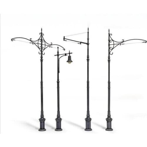 1/35 scale die-cast resin scene layout street lamp and antenna bracket resin model unpainted