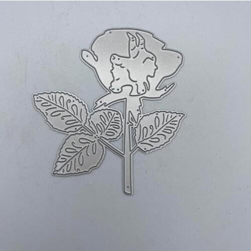 Metal Cutting Dies Witch green leaf flower for DIY Scrapbooking Album Paper Cards Decorative Crafts Embossing Die Cuts