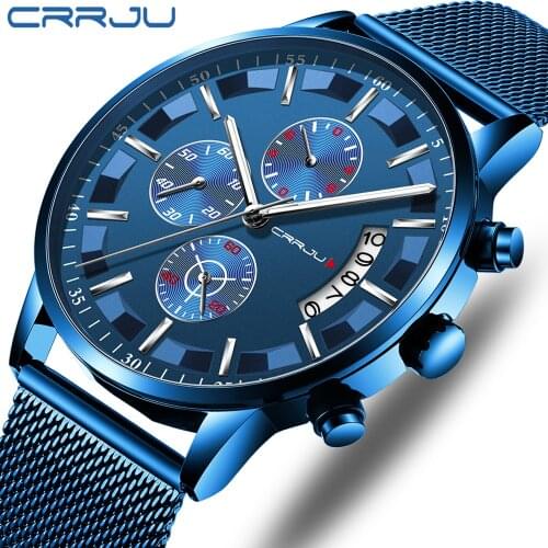 2019 relogio masculino watch men casual stainless steel watches sport chronograph waterproof mens watch quartz reloj hombre