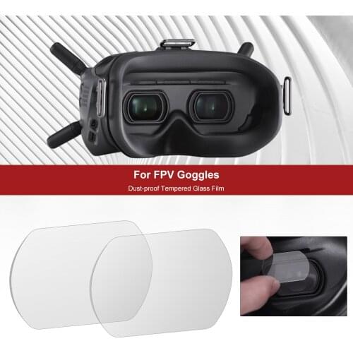 Glasses Tempered Film Set Explosion-proof Protector For FPV Anti-sweat Protective Film Consoles Games Accessories