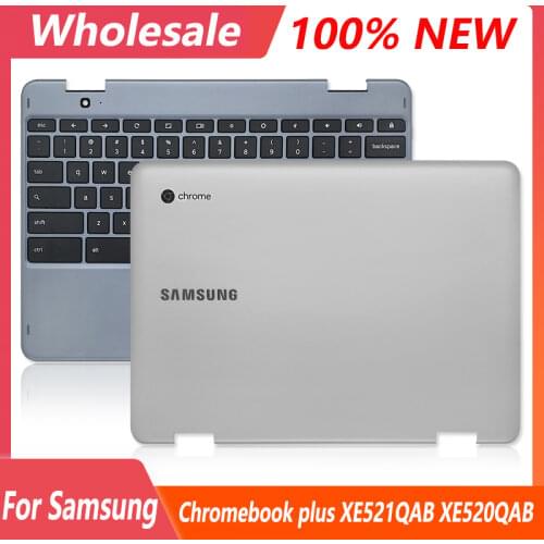 NEW For Samsung Chromebook plus XE521QAB XE520QAB Laptop LCD Back Cover/Palmrest Upper Case US Keyboard