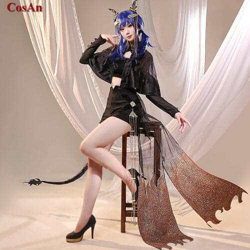 New Game Arknights Chen Cosplay Costume Folk Music Group Music Synesthesia Performance Uniform Activity Party Role Play Clothing