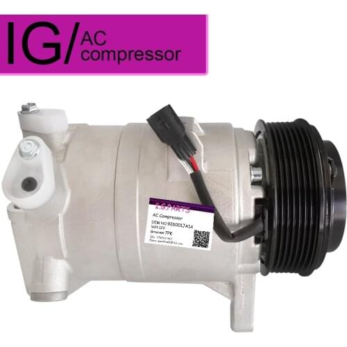 New AC Compressor For Nissan Maxima Murano Quest Diesel 09-12 92600JP01C 926001JA1A 92600JP00B 92600JP00C For Nissan Compressor