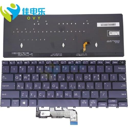 OVY KR light backlit keyboard for ASUS ExpertBook B9450FA Korean blue Replacement keyboards 9Z.NFQBU.20K 0KNB0-1620KO00 on sale